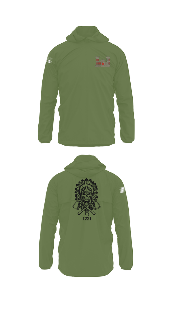 Windbreaker, 1221st Route Clearance Co., National Guard, Teamtime, Team time, sublimation, custom sports apparel, team uniforms, spirit wear, spiritwear, sports uniforms, custom shirts, team store, custom team store, fundraiser sports, apparel fundraiser