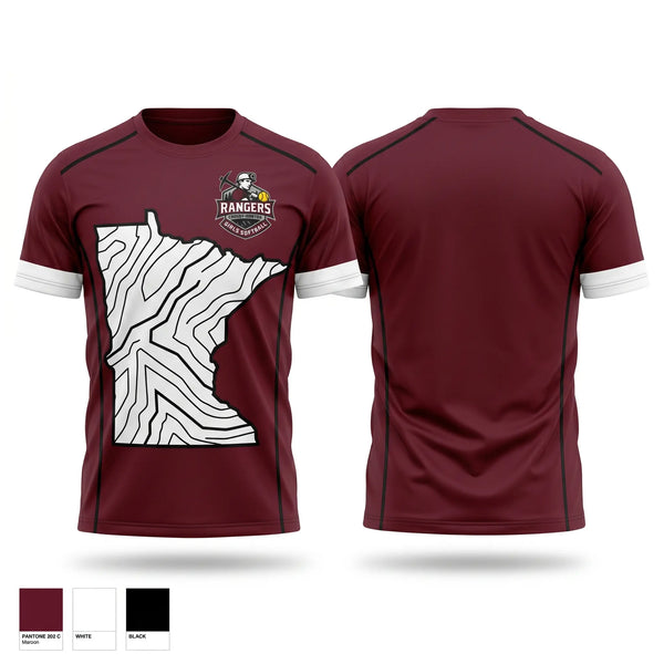Short Sleeve Performance Shirt, Crosby-Ironton Rangers, Softball, Teamtime, Team time, sublimation, custom sports apparel, team uniforms, spirit wear, spiritwear, sports uniforms, custom shirts, team store, custom team store, fundraiser sports, apparel fundraiser