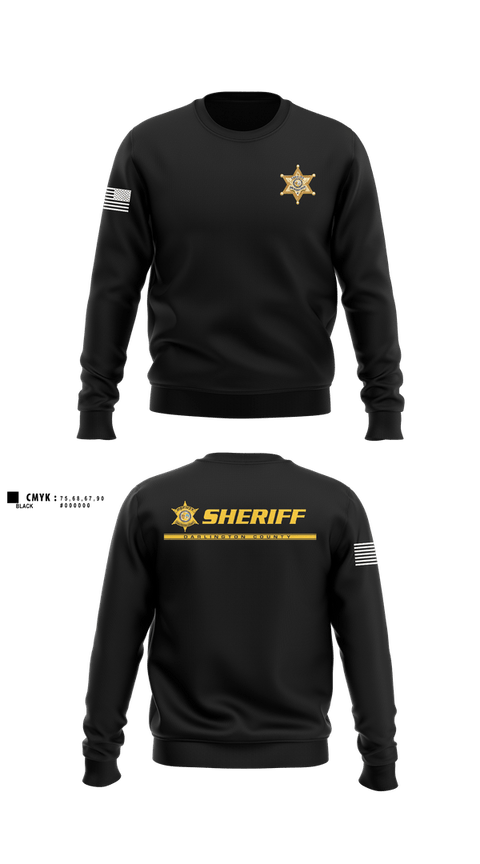 Crew Neck Sweatshirt, Darlington County Sheriffs Office, Police, Teamtime, Team time, sublimation, custom sports apparel, team uniforms, spirit wear, spiritwear, sports uniforms, custom shirts, team store, custom team store, fundraiser sports, apparel fundraiser