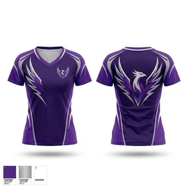 Womens Short Sleeve Vneck Shirt, Kyle Legacy Track & Field, Track & Field, Teamtime, Team time, sublimation, custom sports apparel, team uniforms, spirit wear, spiritwear, sports uniforms, custom shirts, team store, custom team store, fundraiser sports, apparel fundraiser