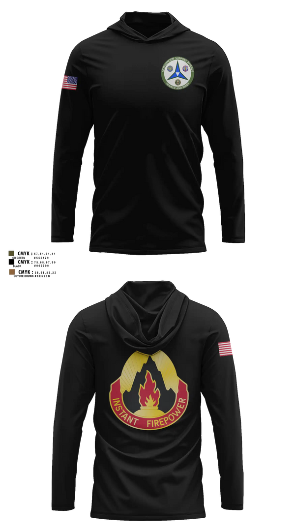 Long Sleeve hooded sunshirt, 38th RSG, Army, Teamtime, Team time, sublimation, custom sports apparel, team uniforms, spirit wear, spiritwear, sports uniforms, custom shirts, team store, custom team store, fundraiser sports, apparel fundraiser