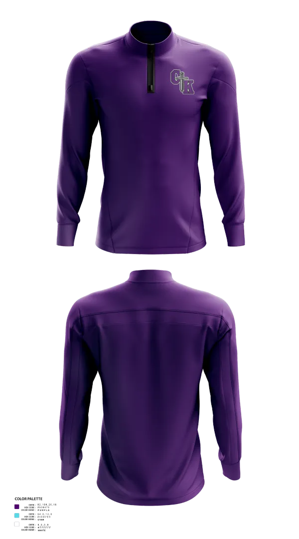 Quarter Zip Jacket, Columbia Knights Football, , Teamtime, Team time, sublimation, custom sports apparel, team uniforms, spirit wear, spiritwear, sports uniforms, custom shirts, team store, custom team store, fundraiser sports, apparel fundraiser