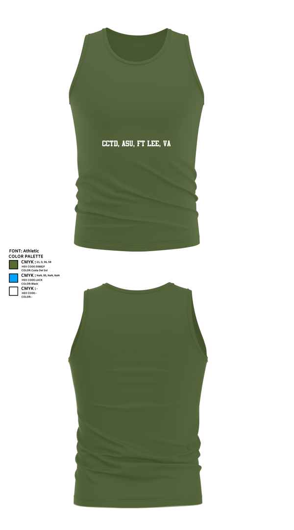Tank Top, CCTD, ASU, FT LEE, VA, , Teamtime, Team time, sublimation, custom sports apparel, team uniforms, spirit wear, spiritwear, sports uniforms, custom shirts, team store, custom team store, fundraiser sports, apparel fundraiser