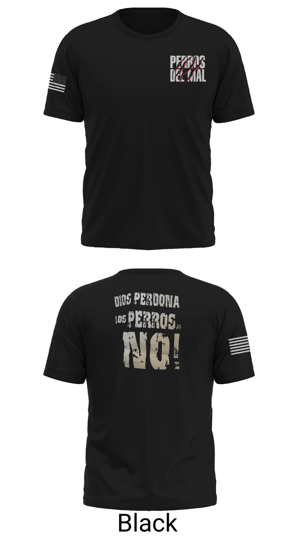 Old School Cotton Feel Shirt, PERROS DEL MAL, Men's Soccer, Teamtime, Team time, sublimation, custom sports apparel, team uniforms, spirit wear, spiritwear, sports uniforms, custom shirts, team store, custom team store, fundraiser sports, apparel fundraiser