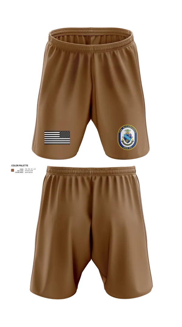Athletic Shorts With Pockets, Uss McCAMPBELL, , Teamtime, Team time, sublimation, custom sports apparel, team uniforms, spirit wear, spiritwear, sports uniforms, custom shirts, team store, custom team store, fundraiser sports, apparel fundraiser