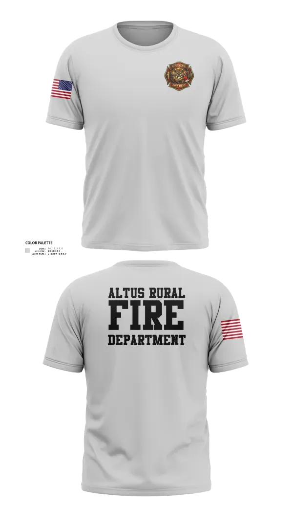 Short Sleeve Performance Shirt, Altus Rural Fire Department, Fire Department, Teamtime, Team time, sublimation, custom sports apparel, team uniforms, spirit wear, spiritwear, sports uniforms, custom shirts, team store, custom team store, fundraiser sports, apparel fundraiser