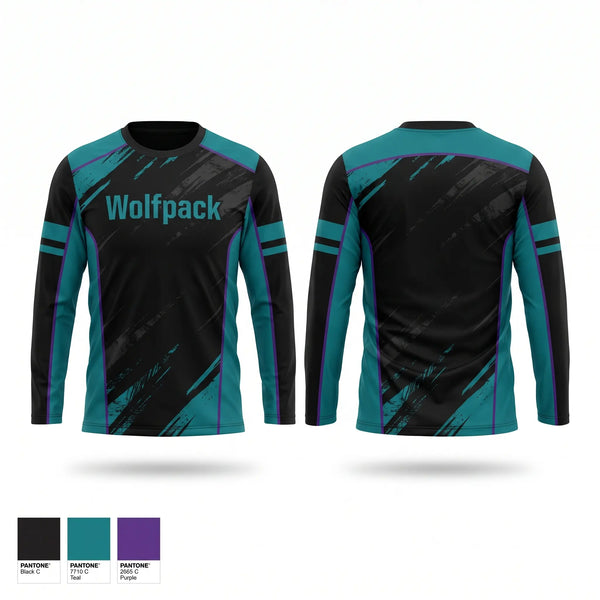 Long Sleeve Performance Shirt, Wolfpack, , Teamtime, Team time, sublimation, custom sports apparel, team uniforms, spirit wear, spiritwear, sports uniforms, custom shirts, team store, custom team store, fundraiser sports, apparel fundraiser