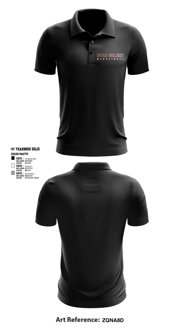 Short Sleeve Performance Polo, Utah Select Basketball, Cheer, Teamtime, Team time, sublimation, custom sports apparel, team uniforms, spirit wear, spiritwear, sports uniforms, custom shirts, team store, custom team store, fundraiser sports, apparel fundraiser