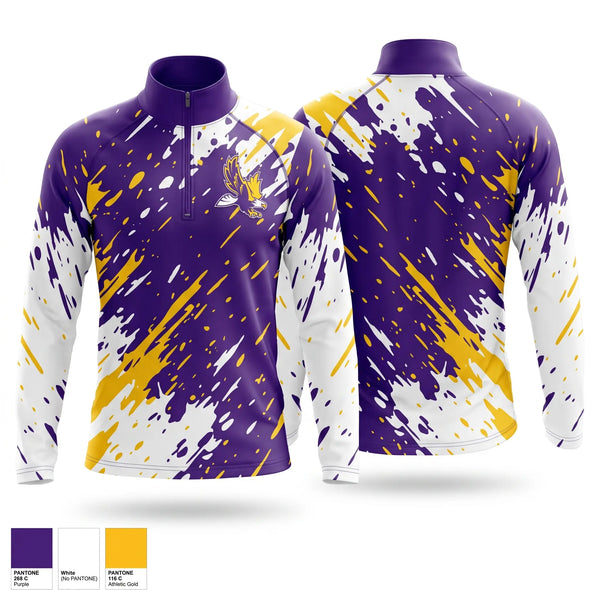 Quarter Zip Jacket, Eaton Basketball, Men's Basketball, Teamtime, Team time, sublimation, custom sports apparel, team uniforms, spirit wear, spiritwear, sports uniforms, custom shirts, team store, custom team store, fundraiser sports, apparel fundraiser