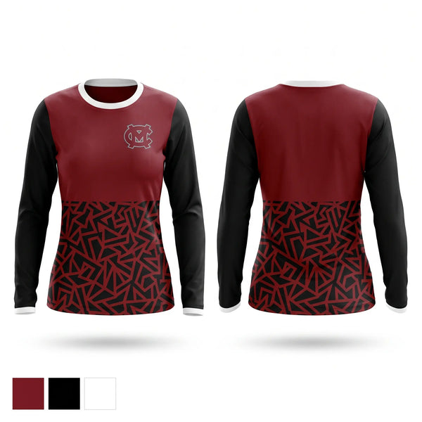 Long Sleeve Performance Shirt, Mid-Carolina High School, Women's Basketball, Teamtime, Team time, sublimation, custom sports apparel, team uniforms, spirit wear, spiritwear, sports uniforms, custom shirts, team store, custom team store, fundraiser sports, apparel fundraiser