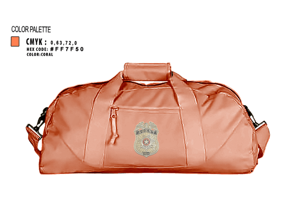 Duffle Bag, 8TH DA DTF MCU, Police, Teamtime, Team time, sublimation, custom sports apparel, team uniforms, spirit wear, spiritwear, sports uniforms, custom shirts, team store, custom team store, fundraiser sports, apparel fundraiser