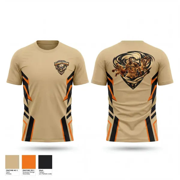 Short Sleeve Performance Shirt, Zona Sandstorm, Men's Basketball, Teamtime, Team time, sublimation, custom sports apparel, team uniforms, spirit wear, spiritwear, sports uniforms, custom shirts, team store, custom team store, fundraiser sports, apparel fundraiser