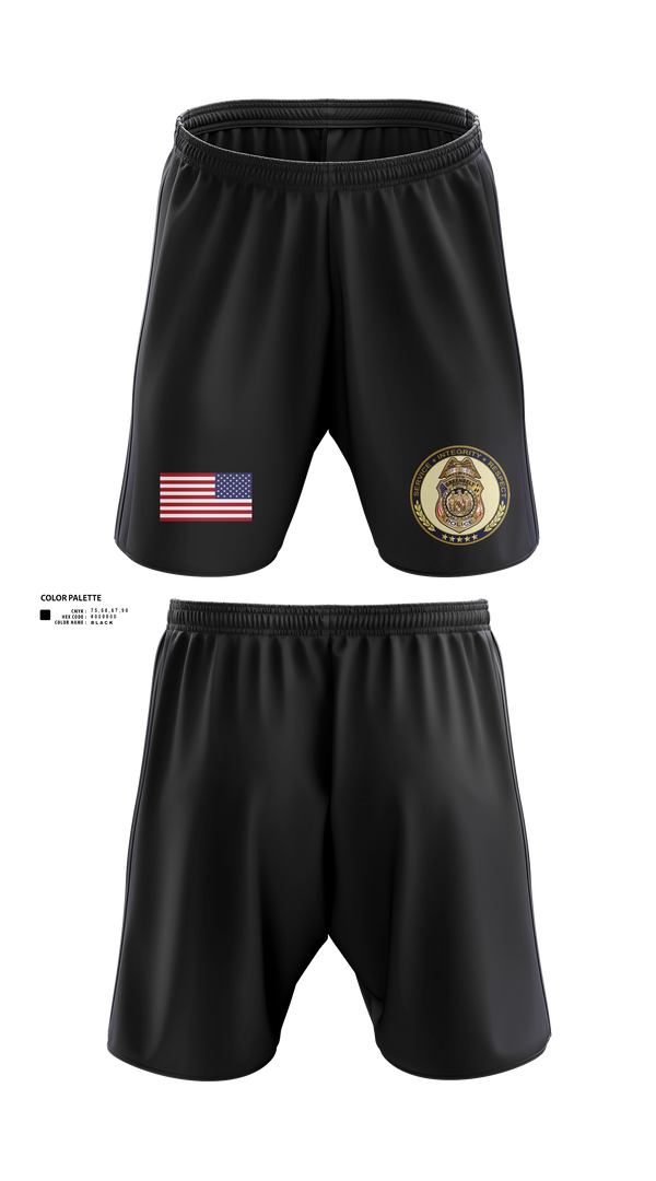 Athletic Shorts With Pockets, Greenbelt police Charlie squad, Police, Teamtime, Team time, sublimation, custom sports apparel, team uniforms, spirit wear, spiritwear, sports uniforms, custom shirts, team store, custom team store, fundraiser sports, apparel fundraiser