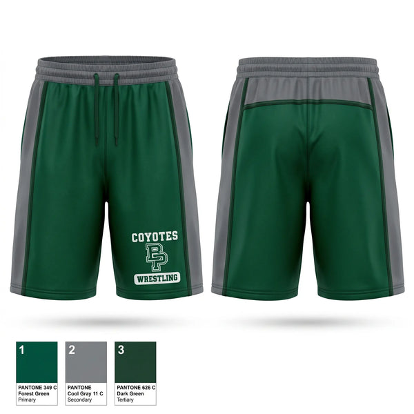 Athletic Shorts With Pockets, Buena Park High School Wrestling, Wrestling, Teamtime, Team time, sublimation, custom sports apparel, team uniforms, spirit wear, spiritwear, sports uniforms, custom shirts, team store, custom team store, fundraiser sports, apparel fundraiser
