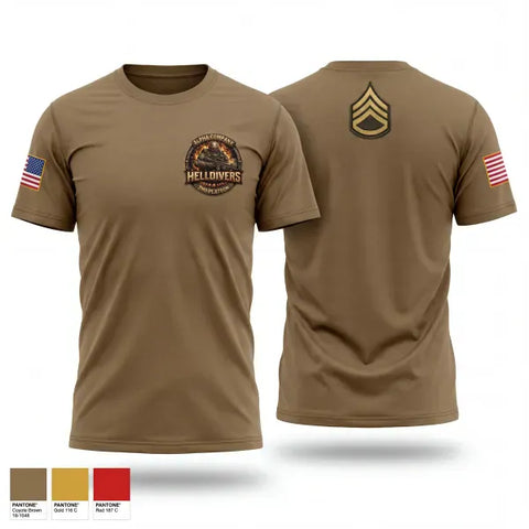 Old School Cotton Feel Shirt, A Co, 3-60th, 2nd Platoon, Army, Teamtime, Team time, sublimation, custom sports apparel, team uniforms, spirit wear, spiritwear, sports uniforms, custom shirts, team store, custom team store, fundraiser sports, apparel fundraiser