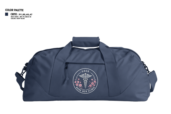 Duffle Bag, Base NCR Clinic, Coast Guard, Teamtime, Team time, sublimation, custom sports apparel, team uniforms, spirit wear, spiritwear, sports uniforms, custom shirts, team store, custom team store, fundraiser sports, apparel fundraiser