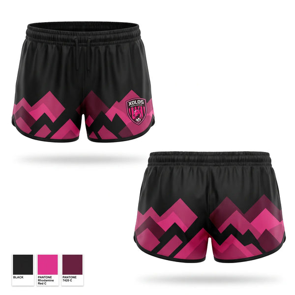Womens Shorts, Xolos, Men's Soccer, Teamtime, Team time, sublimation, custom sports apparel, team uniforms, spirit wear, spiritwear, sports uniforms, custom shirts, team store, custom team store, fundraiser sports, apparel fundraiser