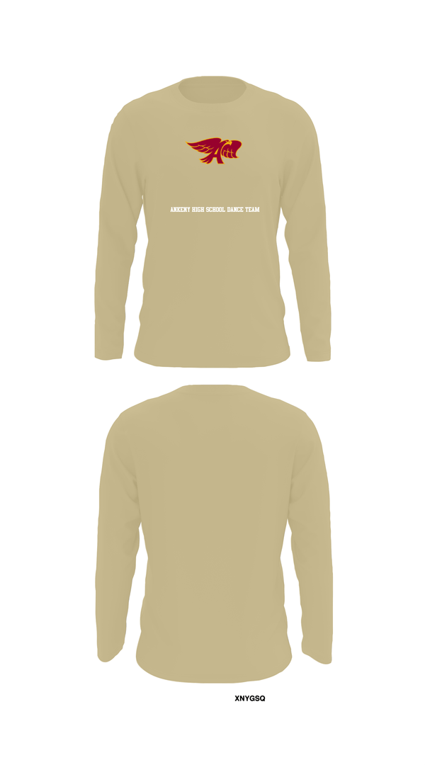 Long Sleeve Performance Shirt, Ankeny High School Dance Team, Spirit Store, Teamtime, Team time, sublimation, custom sports apparel, team uniforms, spirit wear, spiritwear, sports uniforms, custom shirts, team store, custom team store, fundraiser sports, apparel fundraiser