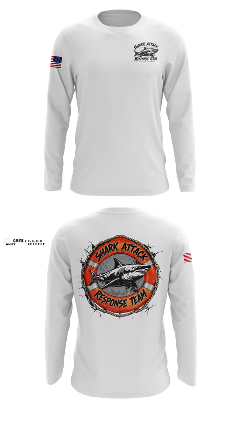 Long Sleeve Performance Shirt, Shark Attack Response Team, , Teamtime, Team time, sublimation, custom sports apparel, team uniforms, spirit wear, spiritwear, sports uniforms, custom shirts, team store, custom team store, fundraiser sports, apparel fundraiser