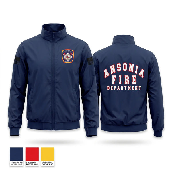 Windbreaker, Ansonia Fire Department, Fire Department, Teamtime, Team time, sublimation, custom sports apparel, team uniforms, spirit wear, spiritwear, sports uniforms, custom shirts, team store, custom team store, fundraiser sports, apparel fundraiser