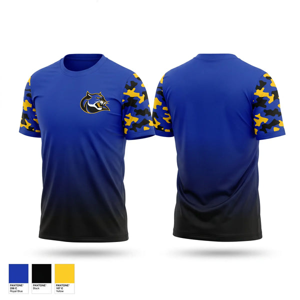 Short Sleeve Performance Shirt, Dr. Henry A Wise Jr. High School, Track & Field, Teamtime, Team time, sublimation, custom sports apparel, team uniforms, spirit wear, spiritwear, sports uniforms, custom shirts, team store, custom team store, fundraiser sports, apparel fundraiser