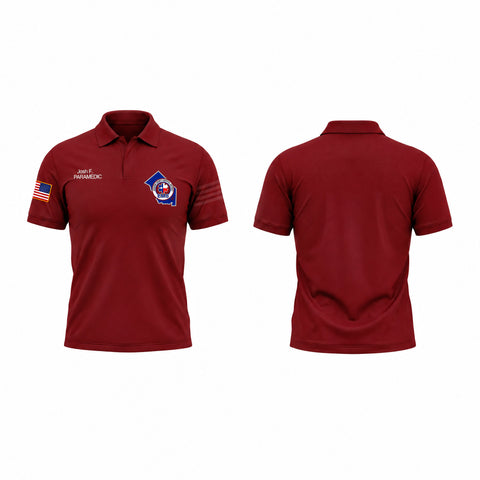 Short Sleeve Performance Polo, JCHD EMS, EMS/EMT, Teamtime, Team time, sublimation, custom sports apparel, team uniforms, spirit wear, spiritwear, sports uniforms, custom shirts, team store, custom team store, fundraiser sports, apparel fundraiser