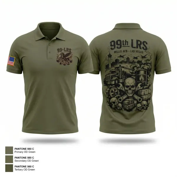 Short Sleeve Performance Polo, 99th LRS, Air Force, Teamtime, Team time, sublimation, custom sports apparel, team uniforms, spirit wear, spiritwear, sports uniforms, custom shirts, team store, custom team store, fundraiser sports, apparel fundraiser