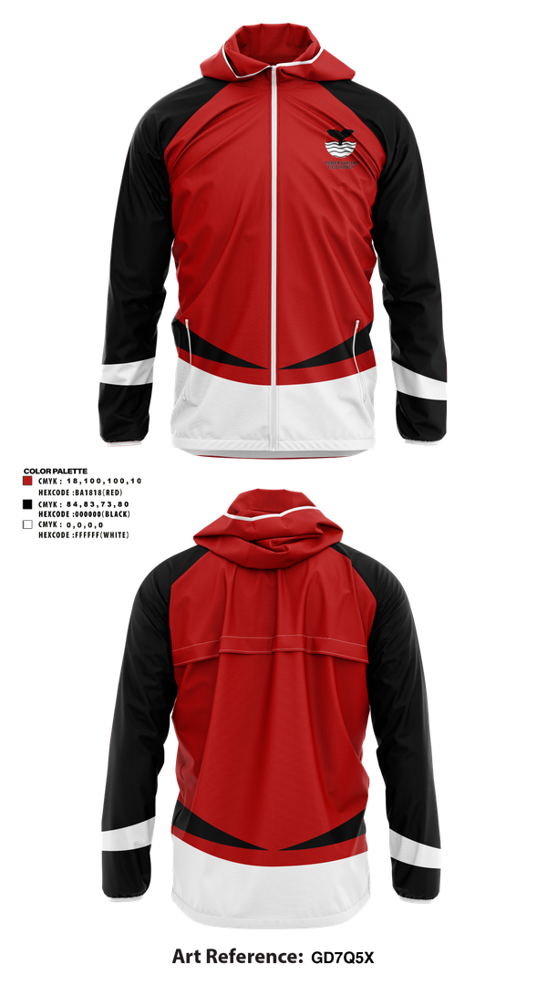 Windbreaker, Pierson Whalers Field Hockey, Field Hockey, Teamtime, Team time, sublimation, custom sports apparel, team uniforms, spirit wear, spiritwear, sports uniforms, custom shirts, team store, custom team store, fundraiser sports, apparel fundraiser