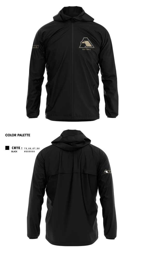 Windbreaker, All-Army Softball, Softball, Teamtime, Team time, sublimation, custom sports apparel, team uniforms, spirit wear, spiritwear, sports uniforms, custom shirts, team store, custom team store, fundraiser sports, apparel fundraiser