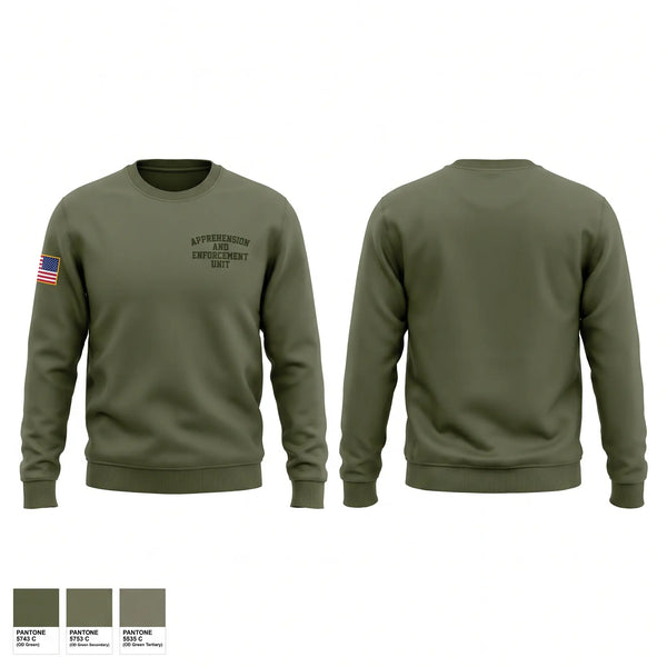 Crew Neck Sweatshirt, Apprehension and Enforcement Unit, Police, Teamtime, Team time, sublimation, custom sports apparel, team uniforms, spirit wear, spiritwear, sports uniforms, custom shirts, team store, custom team store, fundraiser sports, apparel fundraiser