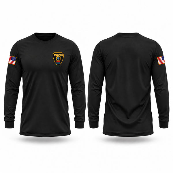 Long Sleeve Performance Shirt, Wing Rural Fire Protection District, Fire Department, Teamtime, Team time, sublimation, custom sports apparel, team uniforms, spirit wear, spiritwear, sports uniforms, custom shirts, team store, custom team store, fundraiser sports, apparel fundraiser