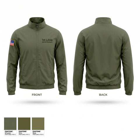 Windbreaker, 1st LAAD alpha battery, Marines, Teamtime, Team time, sublimation, custom sports apparel, team uniforms, spirit wear, spiritwear, sports uniforms, custom shirts, team store, custom team store, fundraiser sports, apparel fundraiser
