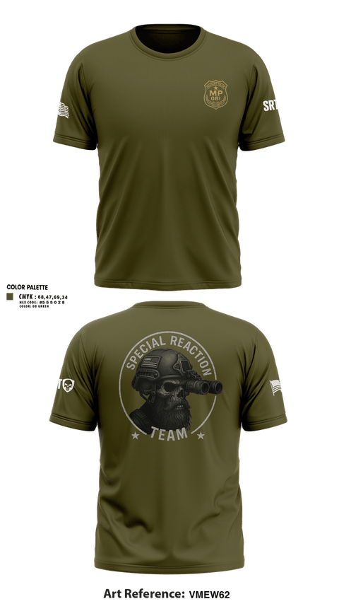 Short Sleeve Performance Shirt, MP GBI 49th 2nd Platoon, Army, Teamtime, Team time, sublimation, custom sports apparel, team uniforms, spirit wear, spiritwear, sports uniforms, custom shirts, team store, custom team store, fundraiser sports, apparel fundraiser