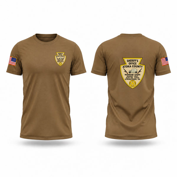 Short Sleeve Performance Shirt, Atoka County Sheriff’s Office, Police, Teamtime, Team time, sublimation, custom sports apparel, team uniforms, spirit wear, spiritwear, sports uniforms, custom shirts, team store, custom team store, fundraiser sports, apparel fundraiser