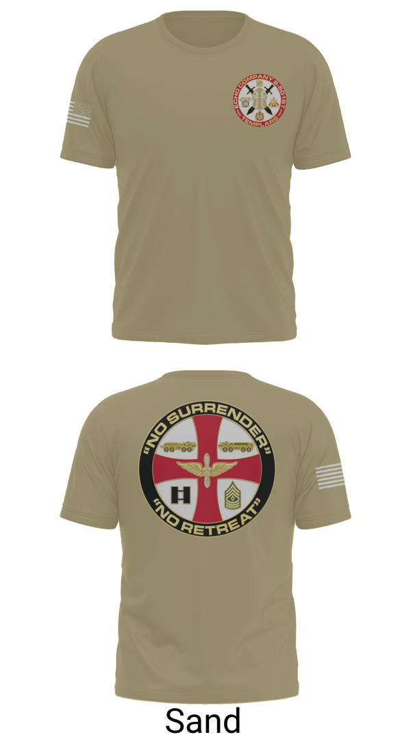 Old School Cotton Feel Shirt, Echo 2-501st GSAB, , Teamtime, Team time, sublimation, custom sports apparel, team uniforms, spirit wear, spiritwear, sports uniforms, custom shirts, team store, custom team store, fundraiser sports, apparel fundraiser