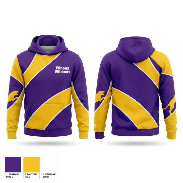 Hoodie, Winona Wildcats, Baseball, Teamtime, Team time, sublimation, custom sports apparel, team uniforms, spirit wear, spiritwear, sports uniforms, custom shirts, team store, custom team store, fundraiser sports, apparel fundraiser