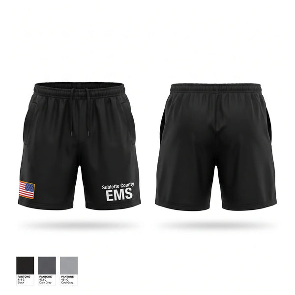 Athletic Shorts With Pockets, Sublette County EMS, EMS/EMT, Teamtime, Team time, sublimation, custom sports apparel, team uniforms, spirit wear, spiritwear, sports uniforms, custom shirts, team store, custom team store, fundraiser sports, apparel fundraiser