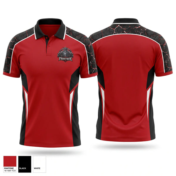 Short Sleeve Performance Polo, Fargo Frostbite, , Teamtime, Team time, sublimation, custom sports apparel, team uniforms, spirit wear, spiritwear, sports uniforms, custom shirts, team store, custom team store, fundraiser sports, apparel fundraiser