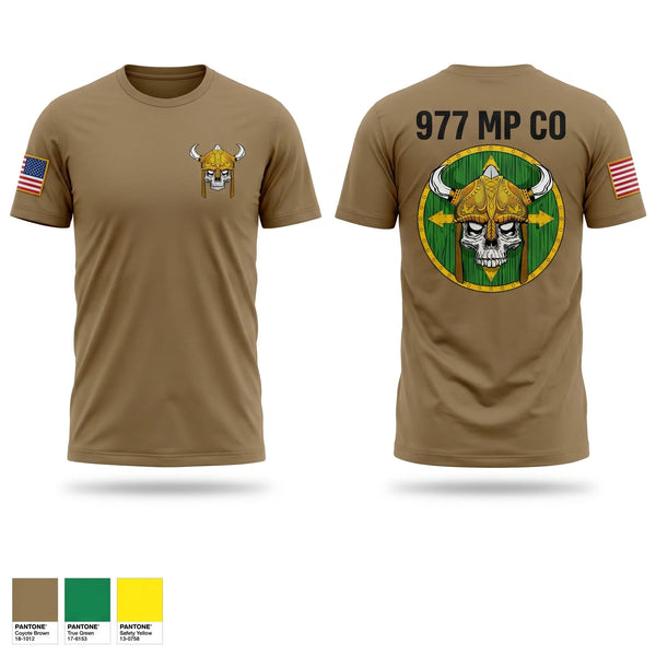 Old School Cotton Feel Shirt, 977 MP CO, Army, Teamtime, Team time, sublimation, custom sports apparel, team uniforms, spirit wear, spiritwear, sports uniforms, custom shirts, team store, custom team store, fundraiser sports, apparel fundraiser