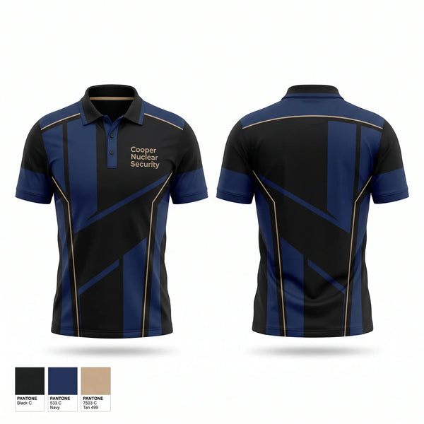 Short Sleeve Performance Polo, Cooper Nuclear Security, , Teamtime, Team time, sublimation, custom sports apparel, team uniforms, spirit wear, spiritwear, sports uniforms, custom shirts, team store, custom team store, fundraiser sports, apparel fundraiser