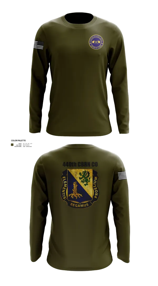 Long Sleeve Performance Shirt, 440th CBRN CO, , Teamtime, Team time, sublimation, custom sports apparel, team uniforms, spirit wear, spiritwear, sports uniforms, custom shirts, team store, custom team store, fundraiser sports, apparel fundraiser