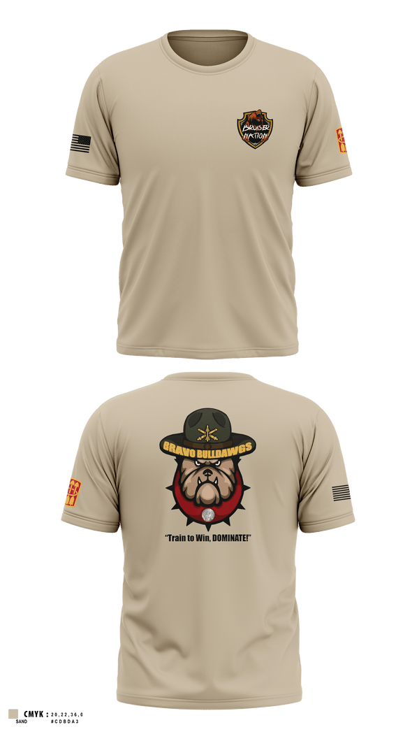 Short Sleeve Performance Shirt, Bravo BulldawgsBravo BulldawgsB_3-6 ADARBulldawgs 3-6ADAR, Army, Teamtime, Team time, sublimation, custom sports apparel, team uniforms, spirit wear, spiritwear, sports uniforms, custom shirts, team store, custom team store, fundraiser sports, apparel fundraiser