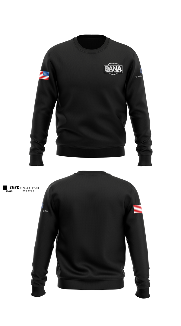 Crew Neck Sweatshirt, Alabama SalesDana Safety Supply, Police, Teamtime, Team time, sublimation, custom sports apparel, team uniforms, spirit wear, spiritwear, sports uniforms, custom shirts, team store, custom team store, fundraiser sports, apparel fundraiser