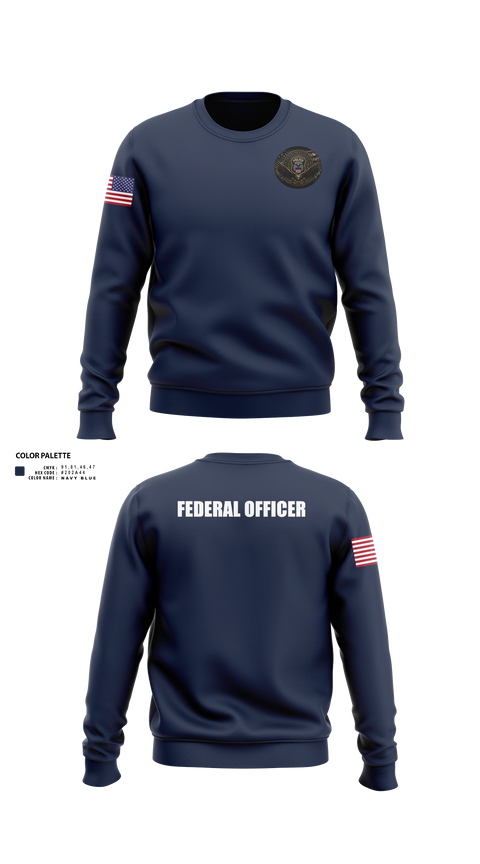 Crew Neck Sweatshirt, DLA PD, Police, Teamtime, Team time, sublimation, custom sports apparel, team uniforms, spirit wear, spiritwear, sports uniforms, custom shirts, team store, custom team store, fundraiser sports, apparel fundraiser