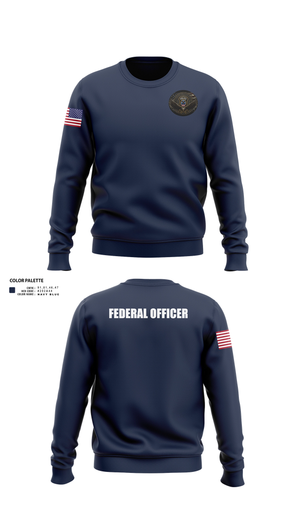 Crew Neck Sweatshirt, DLA PD, Police, Teamtime, Team time, sublimation, custom sports apparel, team uniforms, spirit wear, spiritwear, sports uniforms, custom shirts, team store, custom team store, fundraiser sports, apparel fundraiser