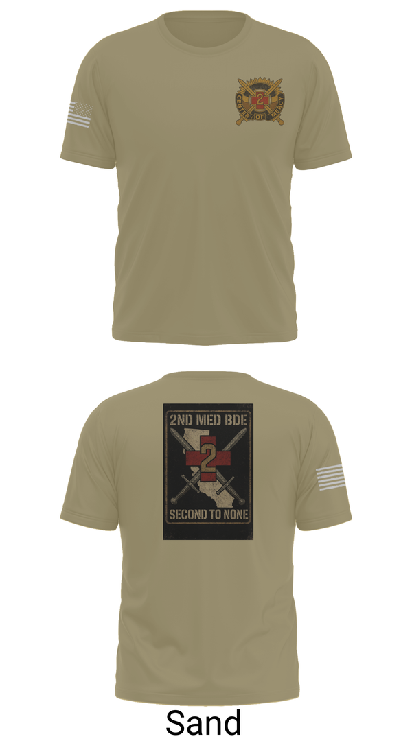Old School Cotton Feel Shirt, 2nd Medical Brigade, , Teamtime, Team time, sublimation, custom sports apparel, team uniforms, spirit wear, spiritwear, sports uniforms, custom shirts, team store, custom team store, fundraiser sports, apparel fundraiser