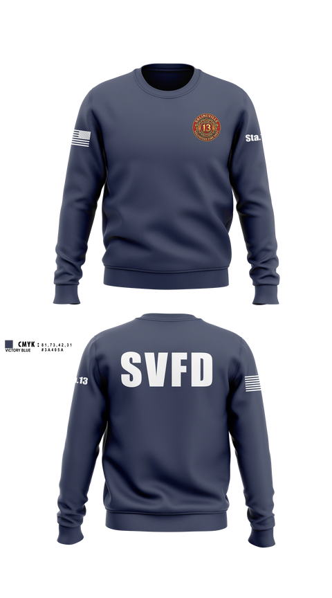 Crew Neck Sweatshirt, Salineville fire department, Fire Department, Teamtime, Team time, sublimation, custom sports apparel, team uniforms, spirit wear, spiritwear, sports uniforms, custom shirts, team store, custom team store, fundraiser sports, apparel fundraiser