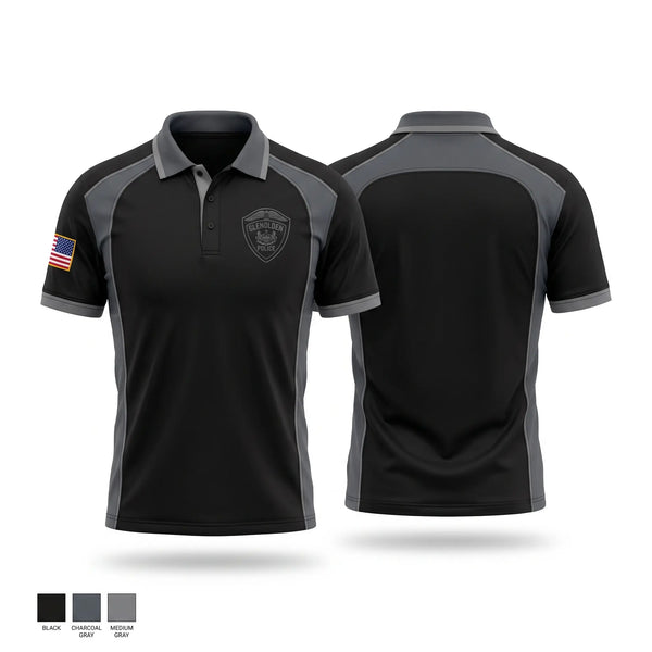 Short Sleeve Performance Polo, Glenolden Police, Police, Teamtime, Team time, sublimation, custom sports apparel, team uniforms, spirit wear, spiritwear, sports uniforms, custom shirts, team store, custom team store, fundraiser sports, apparel fundraiser