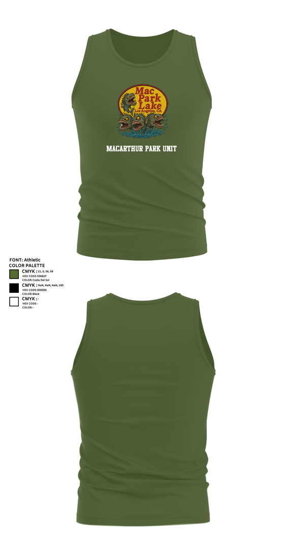 Tank Top, MACARTHUR PARK UNIT, , Teamtime, Team time, sublimation, custom sports apparel, team uniforms, spirit wear, spiritwear, sports uniforms, custom shirts, team store, custom team store, fundraiser sports, apparel fundraiser