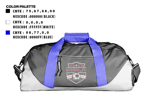 Duffle Bag, DENDEN, Men's Soccer, Teamtime, Team time, sublimation, custom sports apparel, team uniforms, spirit wear, spiritwear, sports uniforms, custom shirts, team store, custom team store, fundraiser sports, apparel fundraiser